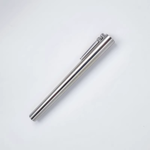 最高級 手作り 316ステンレス製 万年筆 75g重厚感 F